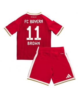 Bayern Munich Nathaniel Brown #11 Maglia Gara Casa Repliche 2026-27 Bambino Maniche Corte